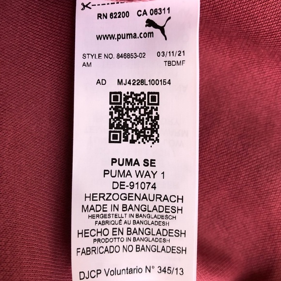 Puma Amplified Cropped Hoodie Womens Coats Jackets Outerwear Casual C… - Picture 12 of 16